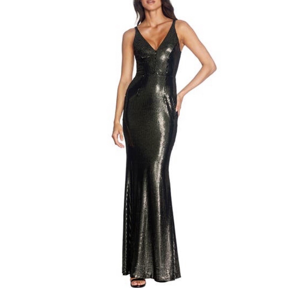 Dress the Population Harper Mermaid Gown Size M